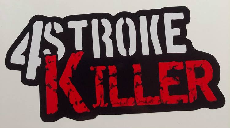 4 stroke killer dekaler och klistermärken