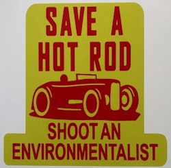 Dekal Save a hot rod