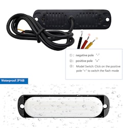 6 LED Blixtljus