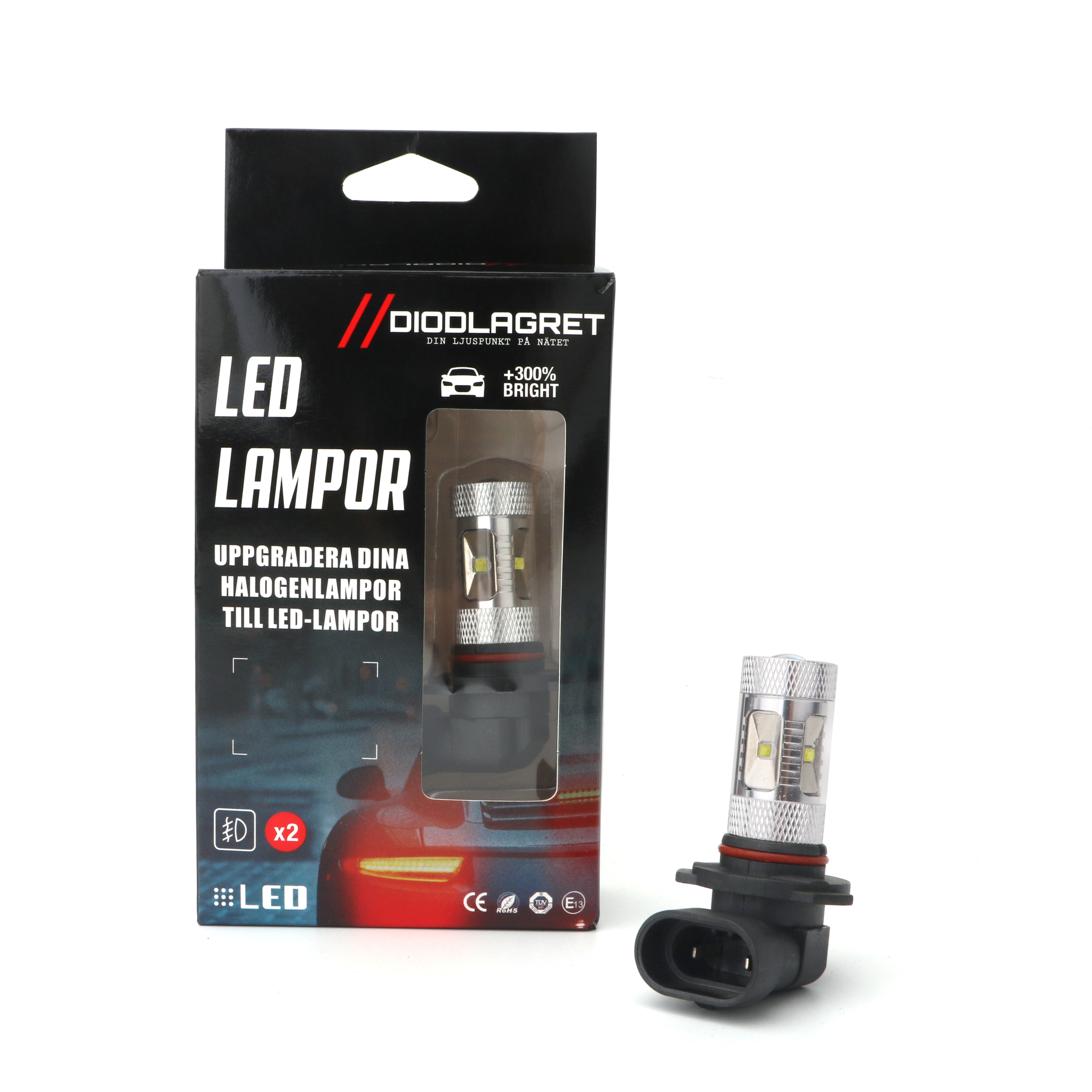 HB3/HB4 9005 Led-lampor 2pack