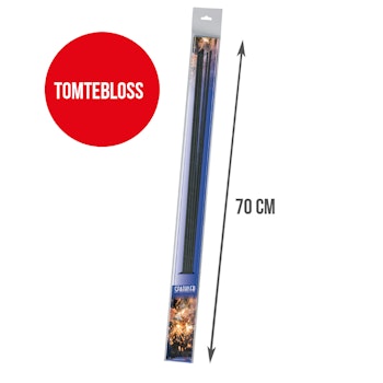 Mega tomtebloss 70cm 5-pack