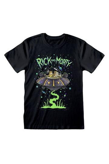 Rick & Morty T-Skjorte: Space Cruiser Large