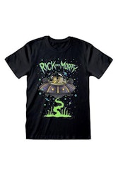 Rick & Morty T-Skjorte: Space Cruiser Large