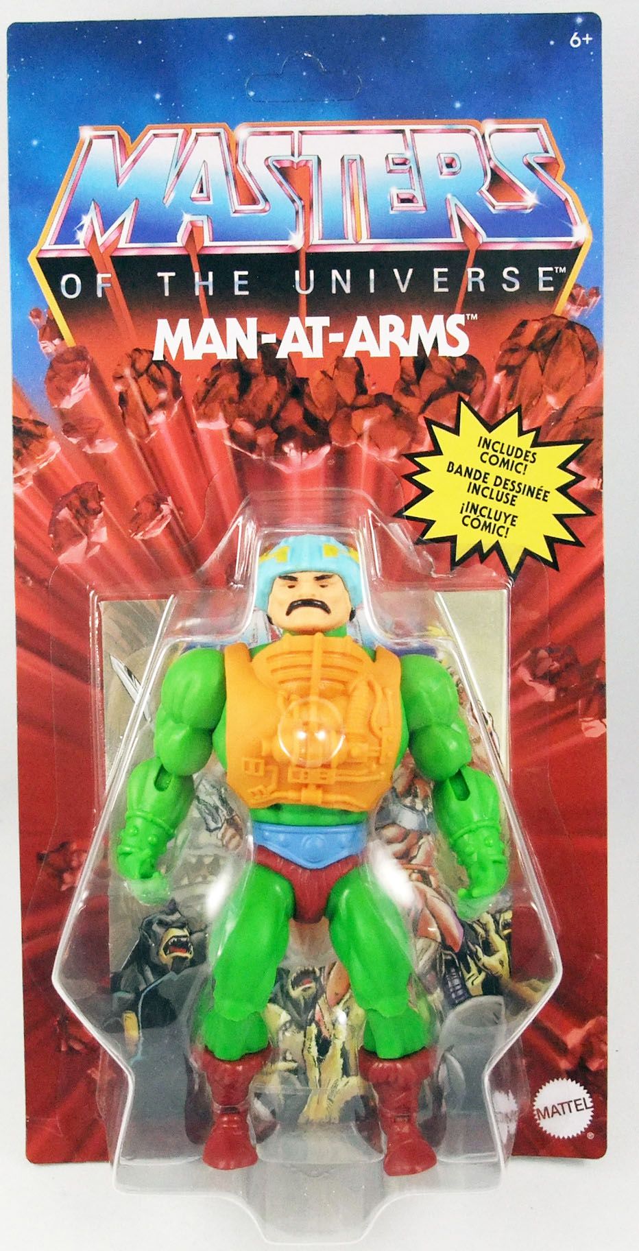 Masters of the universe Origin: Man-at-arms (Skadet emballasje)