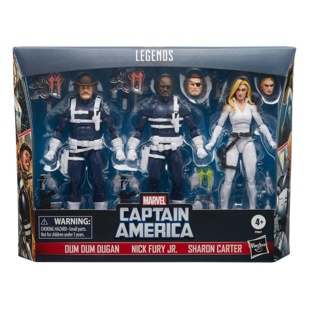 Marvel Legends Action Figure 3-Pack S.H.I.E.L.D (Captain America Comics )