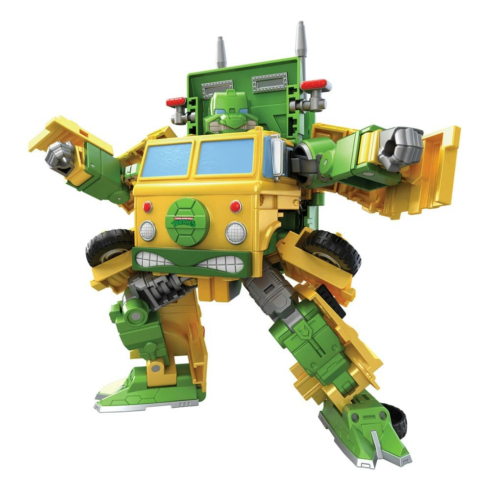 Transformers x Teenage Mutant Ninja Turtles Action Figure Party Wallop (Partybus)