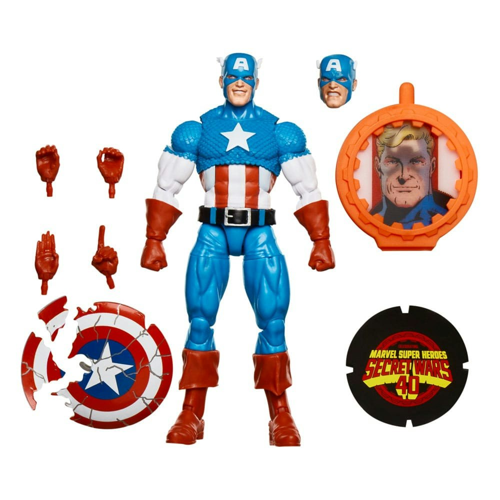Secret Wars Marvel Legends Retro Action Figure Captain America 15 cm (Totalpris 379,-)