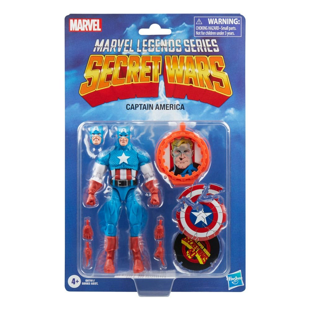Secret Wars Marvel Legends Retro Action Figure Captain America 15 cm (Totalpris 379,-)