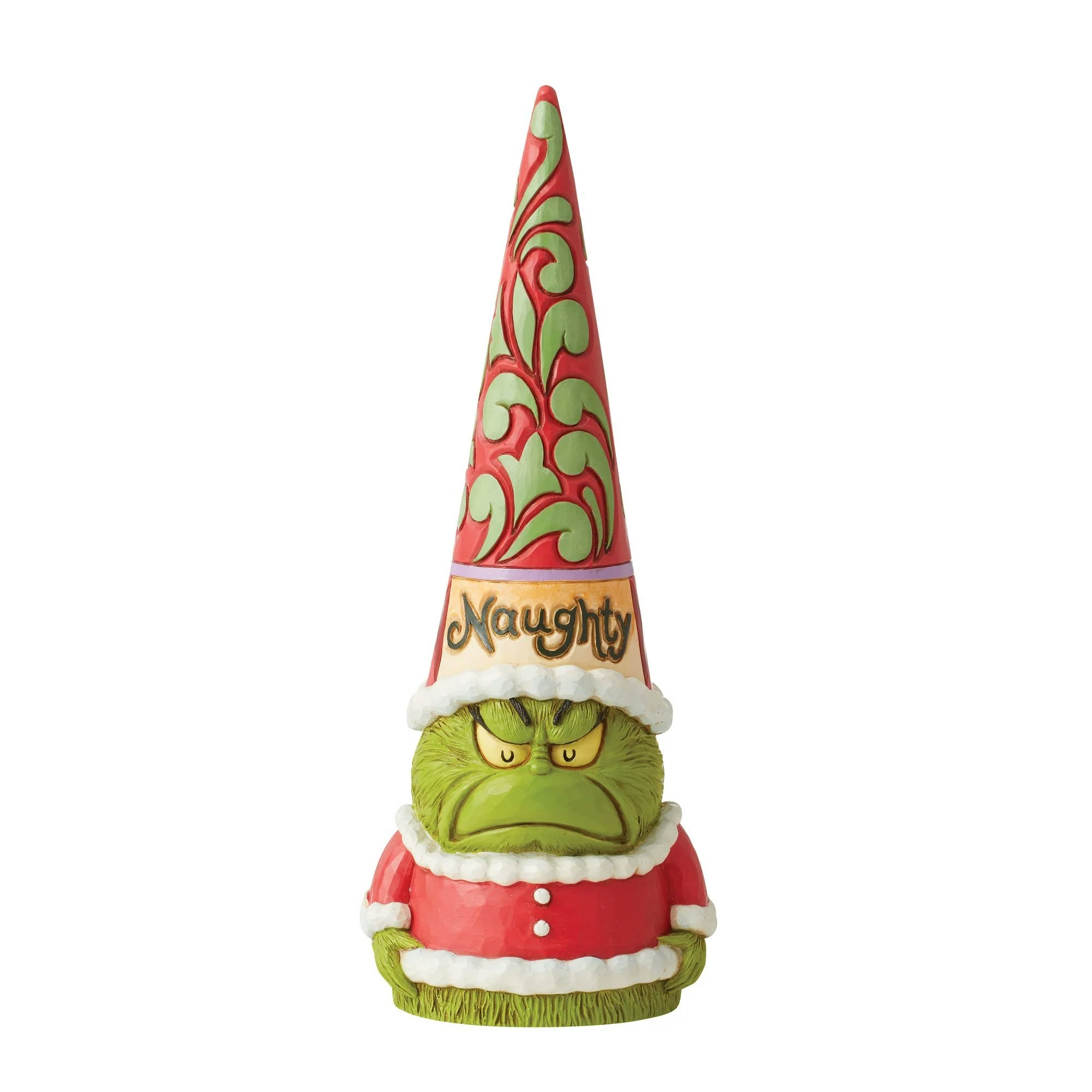 Two-Sided Naughty & Nice Grinch Gnome