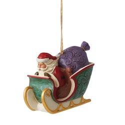 Heartwood Creek: Twas the night Santa in Sleigh (Hanging Ornament)