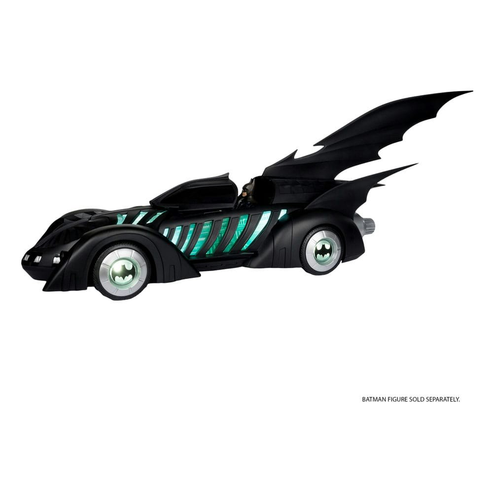 DC Multiverse Action Figure with Vehicle Alfred Pennyworth & Batmobile (Gold Label) (Batman Forever )