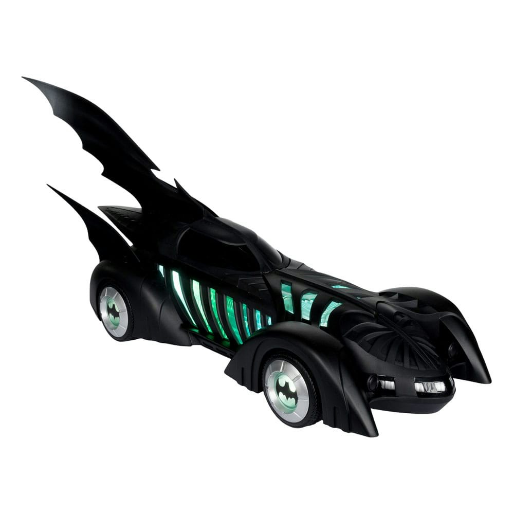 DC Multiverse Action Figure with Vehicle Alfred Pennyworth & Batmobile (Gold Label) (Batman Forever )