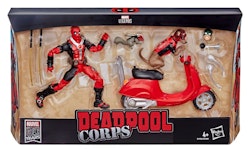 Deadpool Corps Marvel Legends Vehicle with Figure Deadpool with Scooter 15 cm