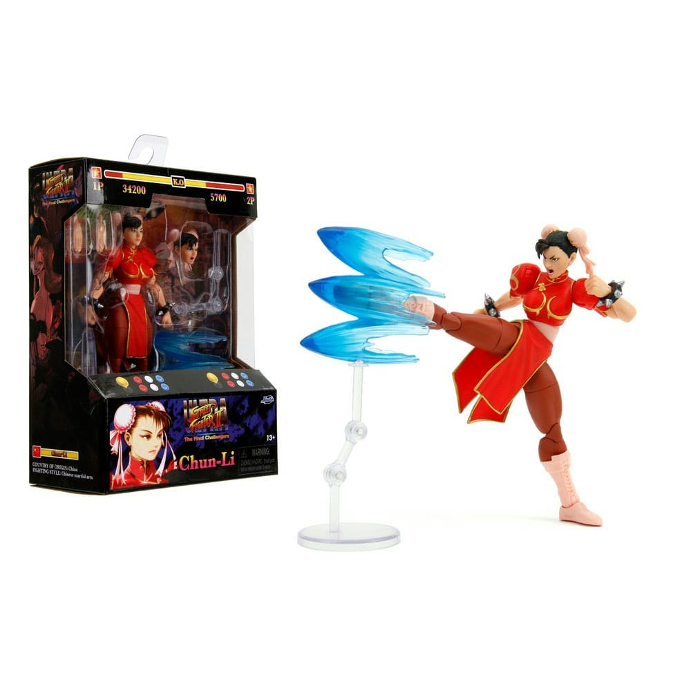 Ultra Street Fighter II: The Final Challengers Action Figure : Chun-Li Player 2 Red Ver.