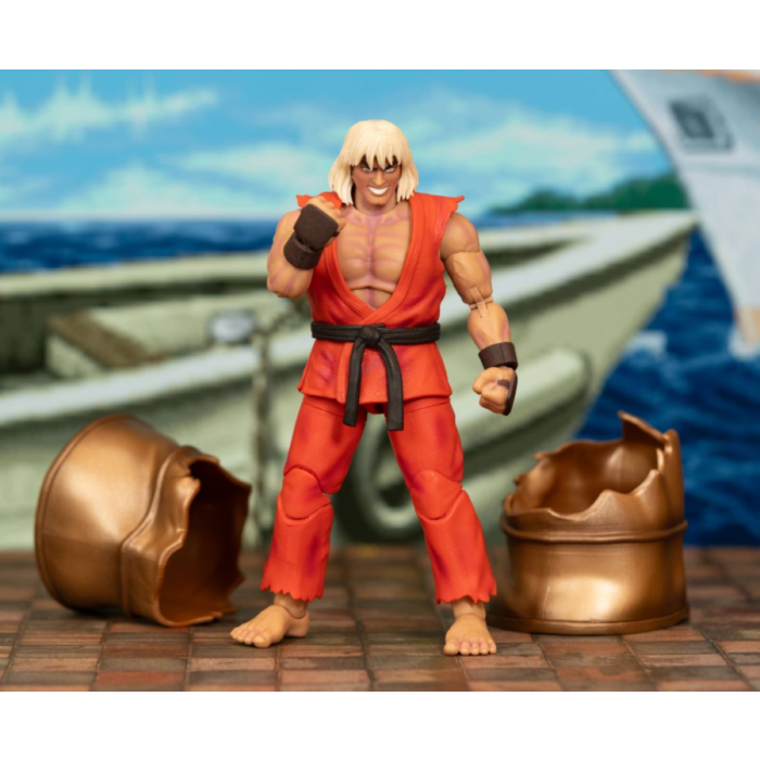 Ultra Street Fighter II: The Final Challengers Action Figure 1/12 Violent Ken Next Level SDCC 2024 Exclusive 15 cm