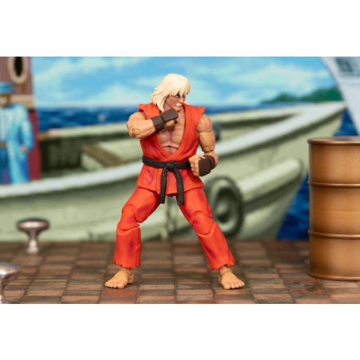 Ultra Street Fighter II: The Final Challengers Action Figure 1/12 Violent Ken Next Level SDCC 2024 Exclusive 15 cm