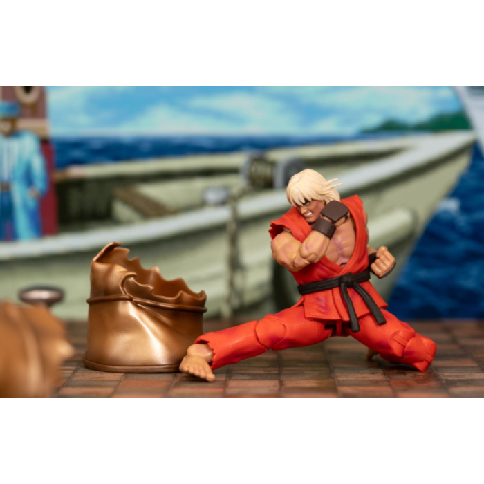 Ultra Street Fighter II: The Final Challengers Action Figure 1/12 Violent Ken Next Level SDCC 2024 Exclusive 15 cm