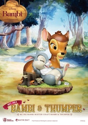 Disney Master Craft Statue Bambi & Trampe 26 cm
