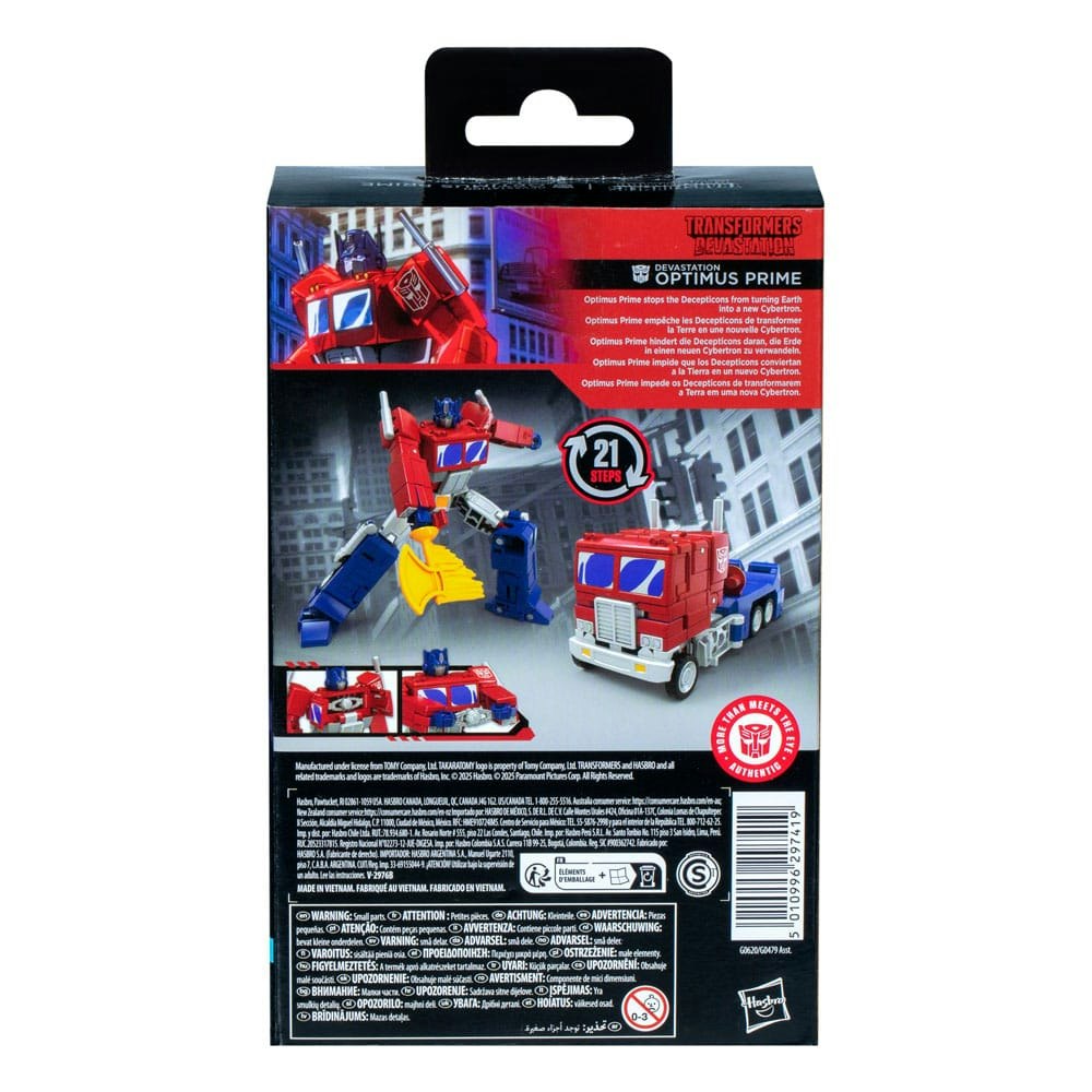 Transformers: Devastation Studio Series Deluxe Class Action Figure Optimus Prime 11 cm (Totalpris 389,-)