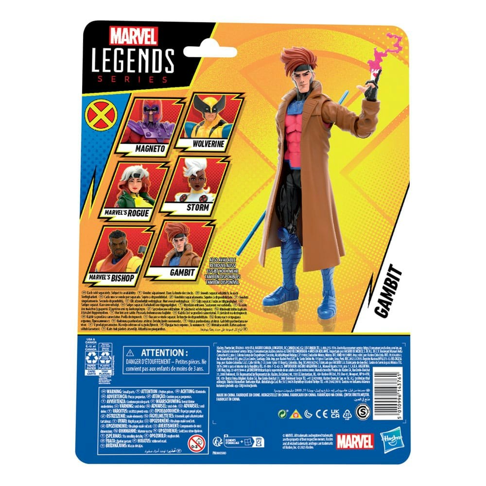 X-Men '97 Marvel Legends Action Figure Gambit 15 cm (Totalpris 349,-)