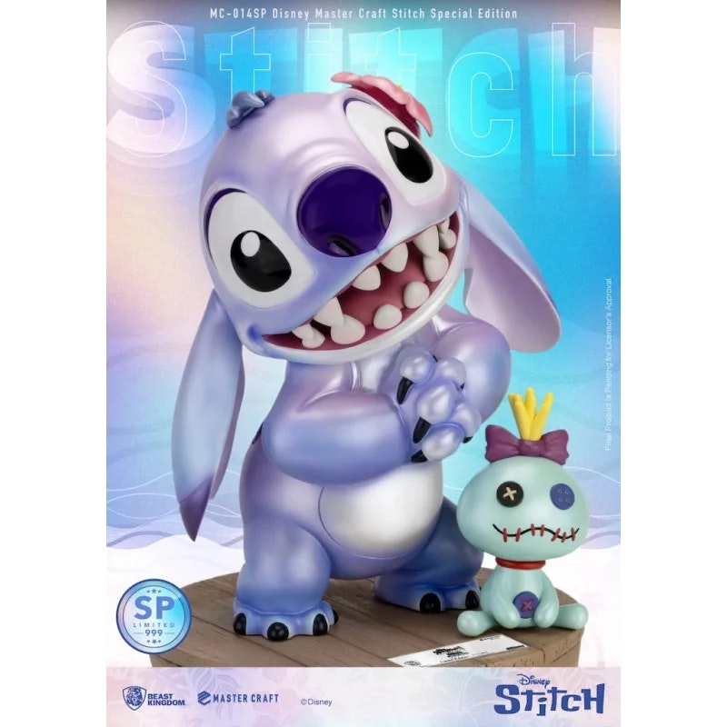 Disney Master Craft Statue Stitch Special Edition 34 cm (åpnet eske)