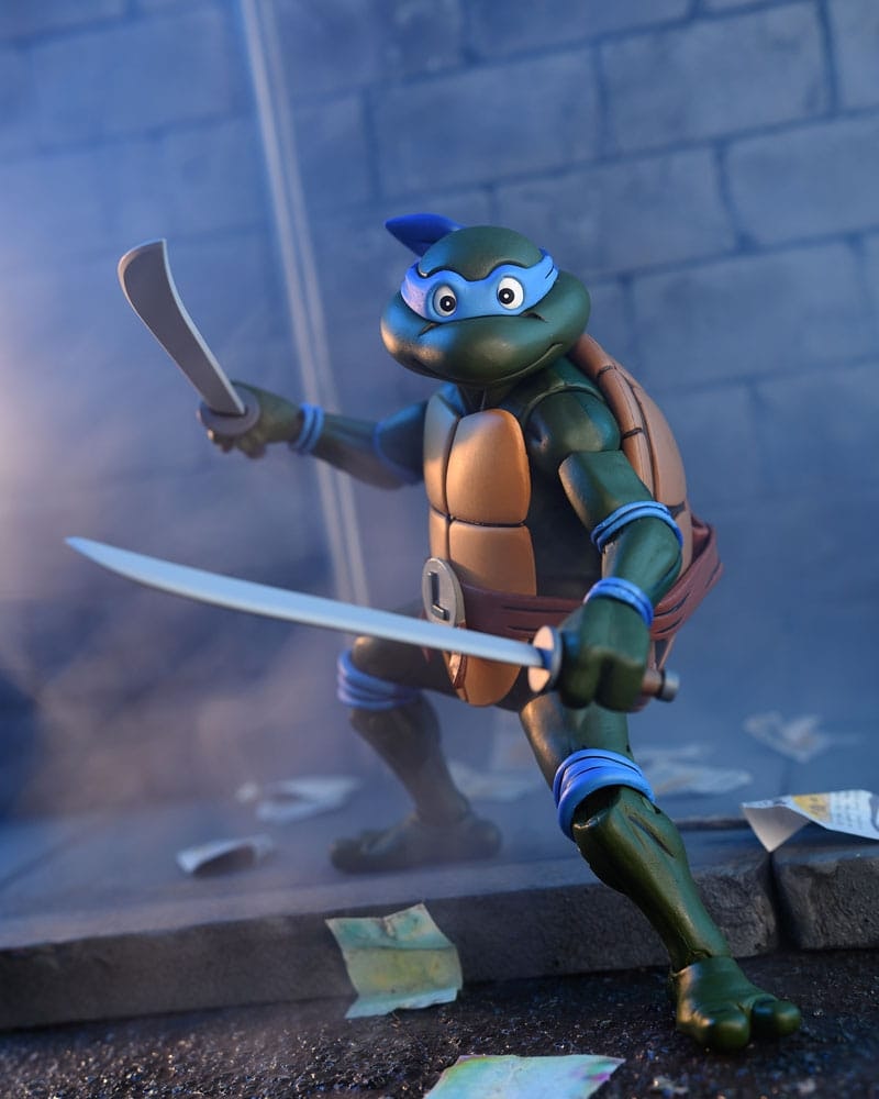 TMNT (Cartoon) Action Figure Ultimate Leonardo VHS 18 cm