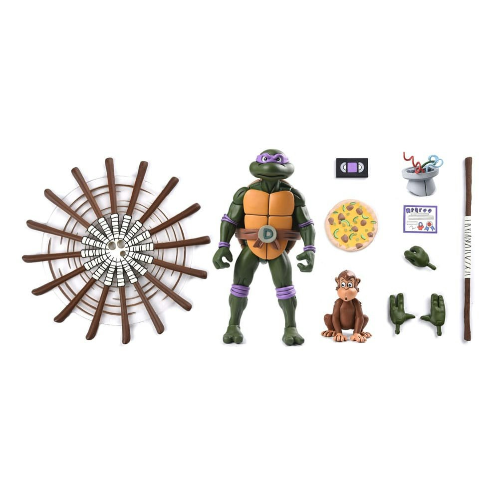 TMNT (Cartoon) Action Figure Ultimate Donatello VHS 18 cm