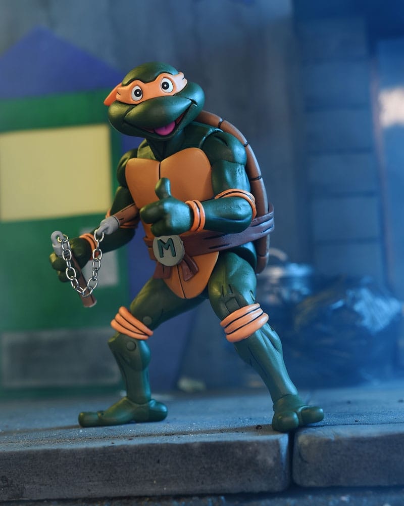 TMNT (Cartoon) Action Figure Ultimate Michelangelo VHS 18 cm