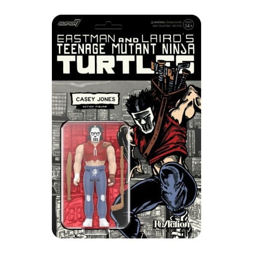 TMNT ReAction Action Figure Casy Jones (Comic Color) 10 cm