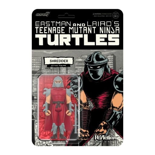 TMNT ReAction Action Figure Shredder (Comic Color) 10 cm