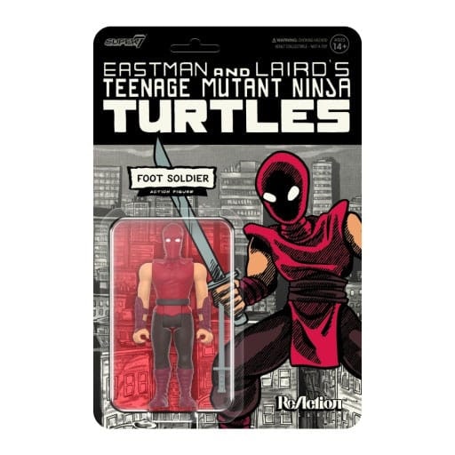TMNT ReAction Action Figure Foot Soldier (Comic Color) 10 cm
