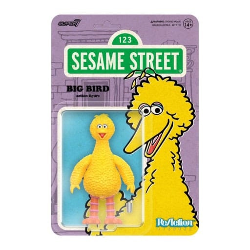 Sesame Street ReAction Action Figure Big Bird 10 cm
