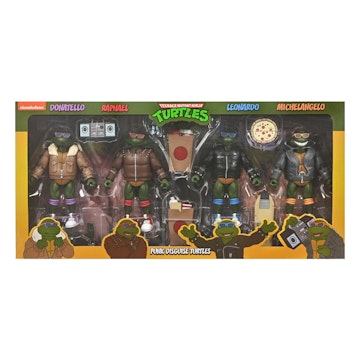 TMNT (Cartoon) Action Figures 4-Pack Punk Turtles 18 cm