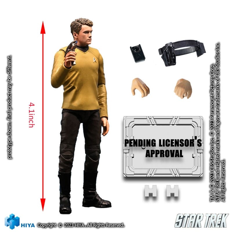 Star Trek Exquisite Mini Action Figure 1/18 Star Trek 2009 Chekov