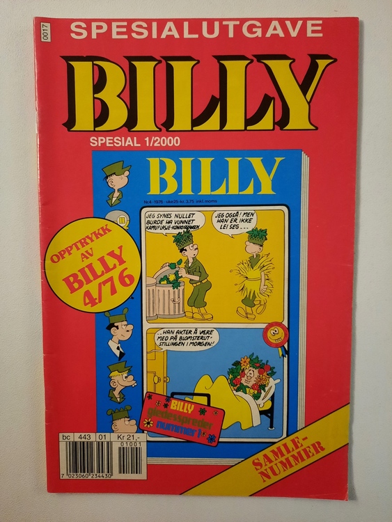 Billy spesial 1/2004 Re-Print 4/1976