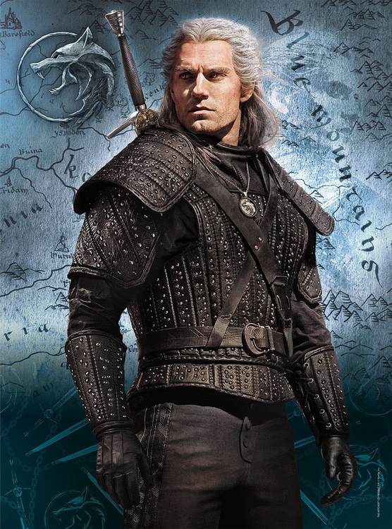 The Witcher puslespill "Geralt of Rivia" (500 Biter)