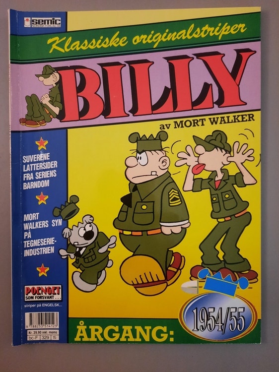 Billy : Klassiske originalstriper 1954/55