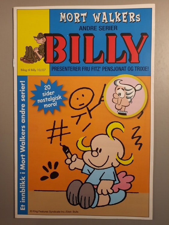 Billy presenterer fru Fitz- pensjonat og Trixie