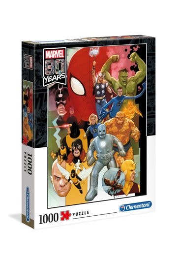 Puslespill Marvel 80th Anniversary (1000 Biter)