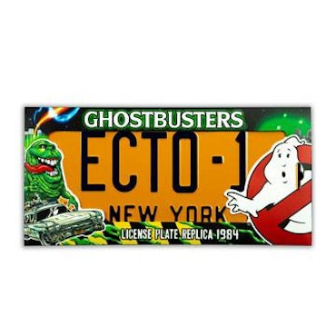 Replika Ghostbusters Ecto-1 bilskilt