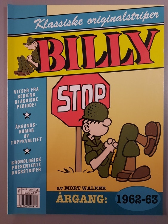 Billy : Klassiske originalstriper 1962/63