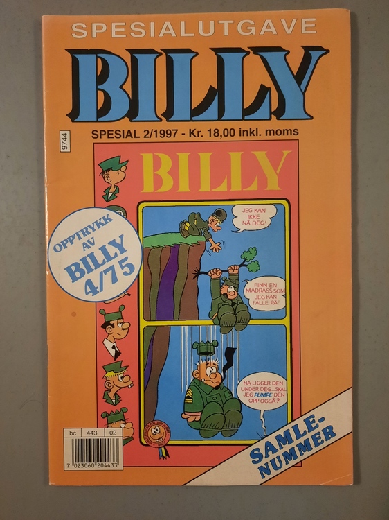 Billy spesial 1997 - Opptrykk av Billy 4/1975