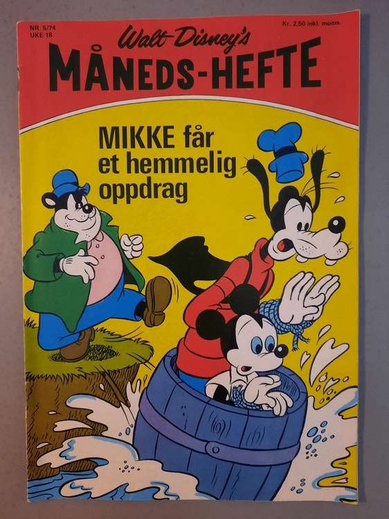 Walt Disney - Månedshefte 5/1974