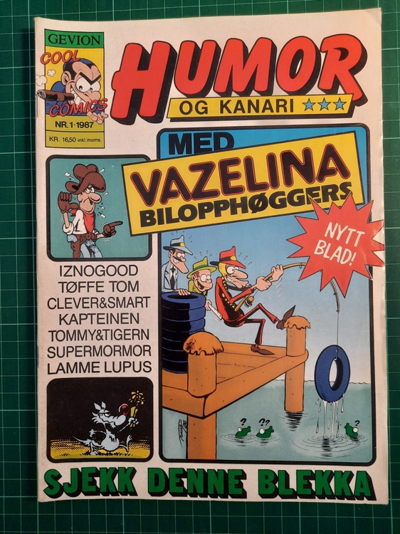 Humor og Kanari 1987 - 1 (Første bladet)