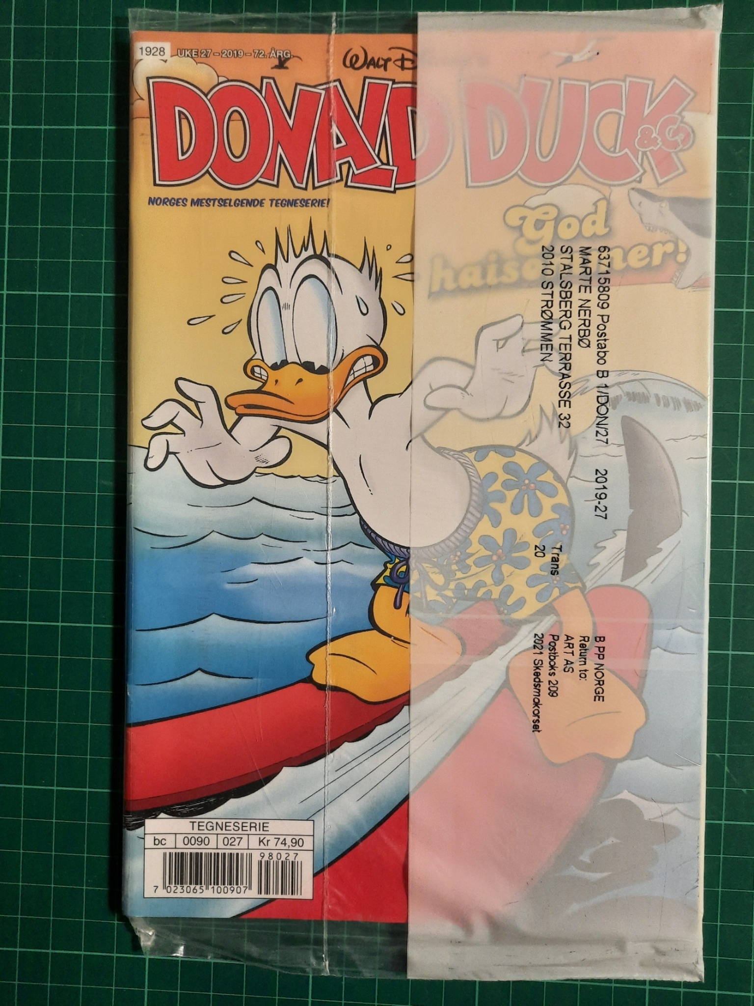 Donald Duck & Co 2019 - 27 Fortsatt forseglet
