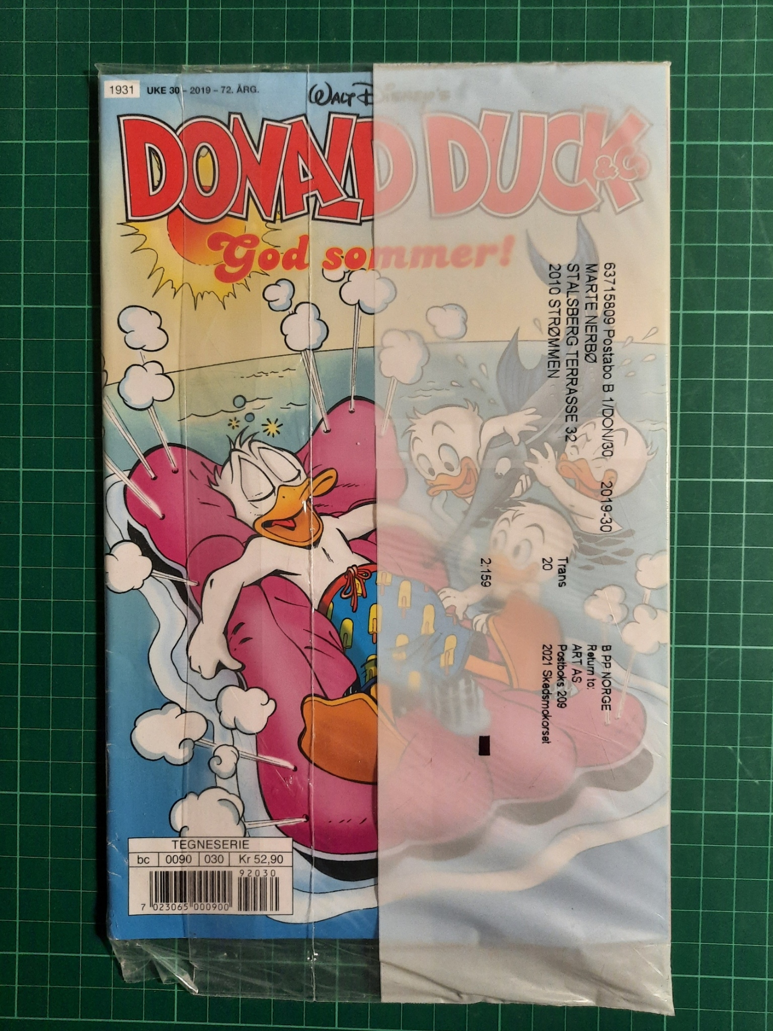Donald Duck & Co 2019 - 30 Fortsatt forseglet