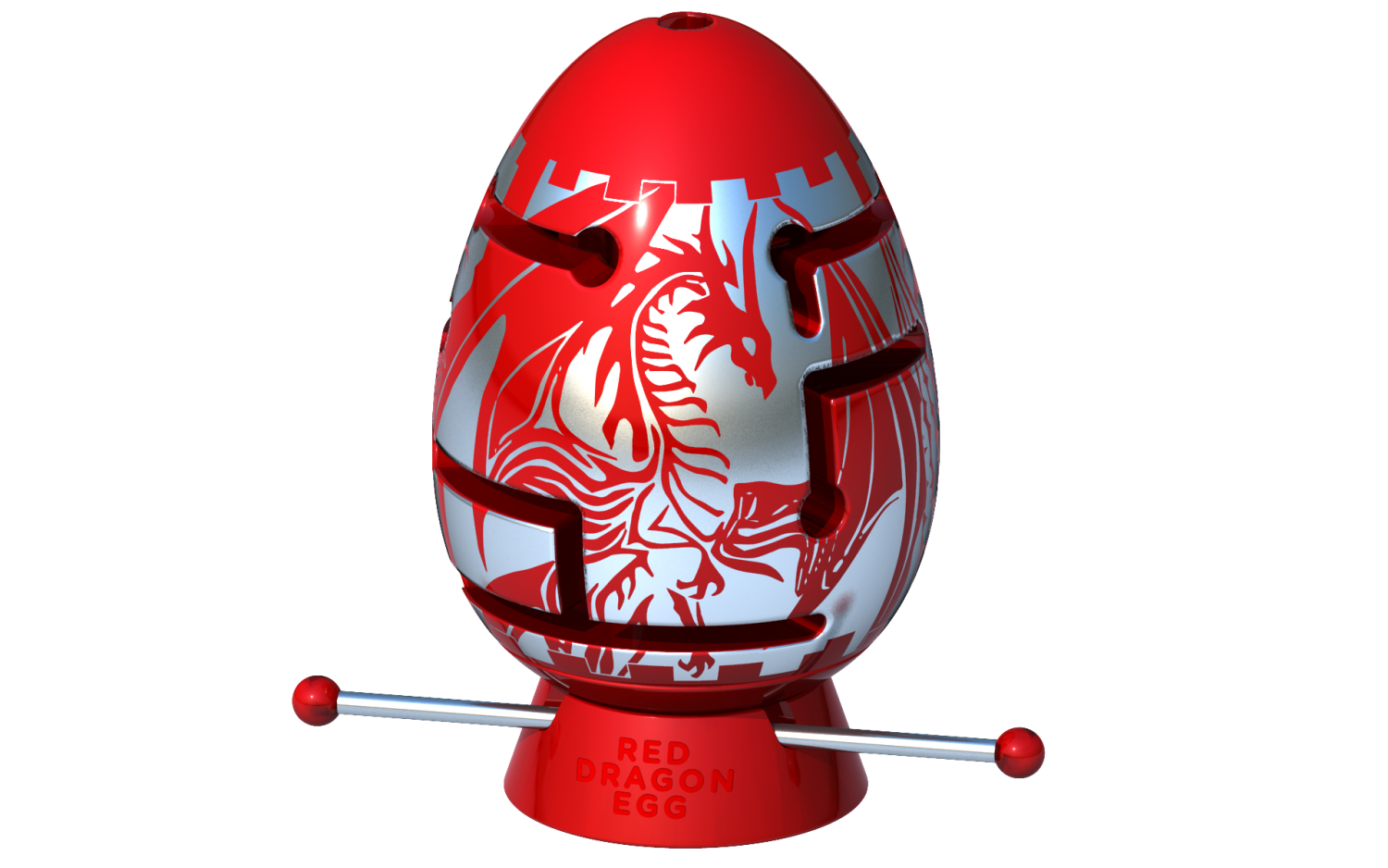 Smart Egg - Red Dragon , 2-lag - vanskelighetsgrad 2 av 3