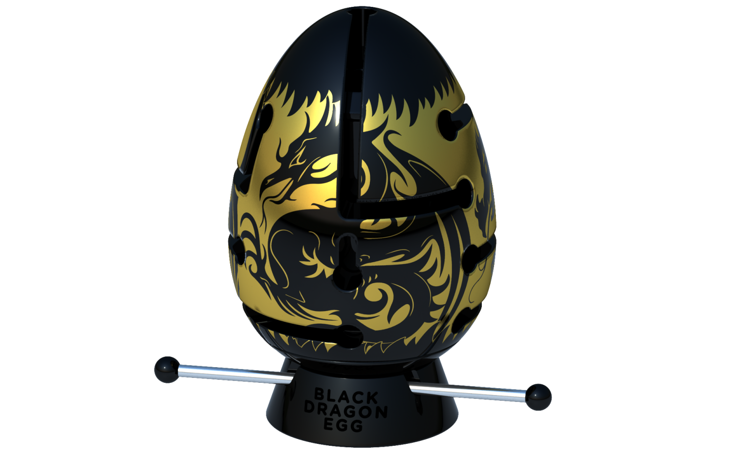 Smart Egg - Black Dragon , 2-lag - vanskelighetsgrad 3 av 3