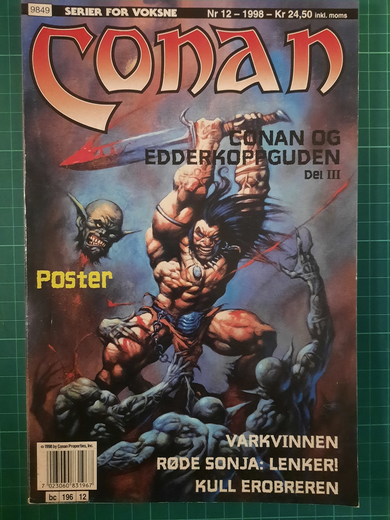 Conan 1998 - 12 m/poster