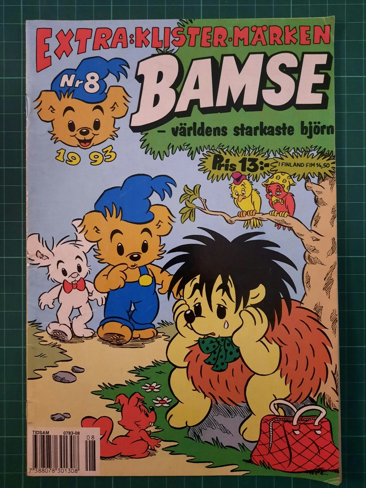 Bamse 1993 - 08 (svensk utgave)